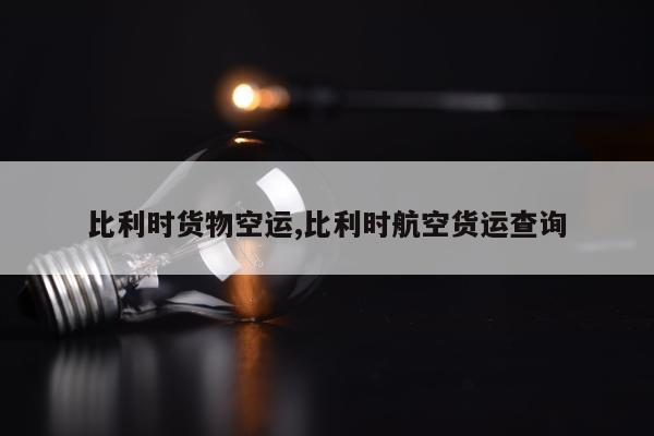 比利时货物空运,比利时航空货运查询