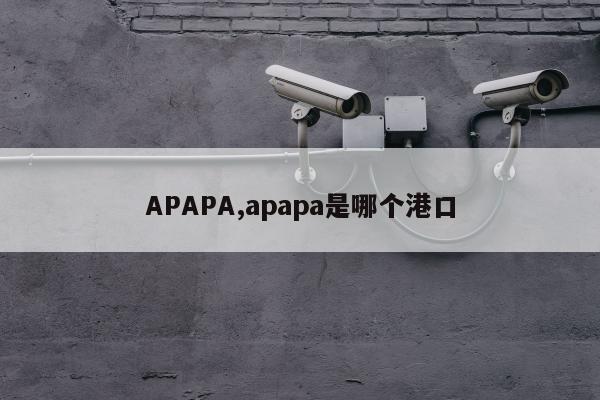 APAPA,apapa是哪个港口