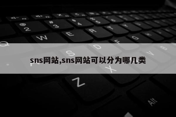 sns网站,sns网站可以分为哪几类