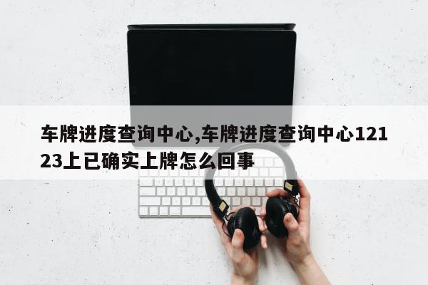 车牌进度查询中心,车牌进度查询中心12123上已确实上牌怎么回事