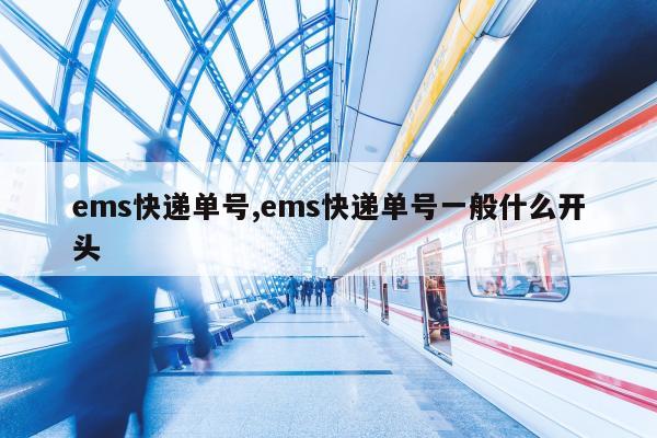 ems快递单号,ems快递单号一般什么开头