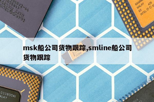 msk船公司货物跟踪,smline船公司货物跟踪