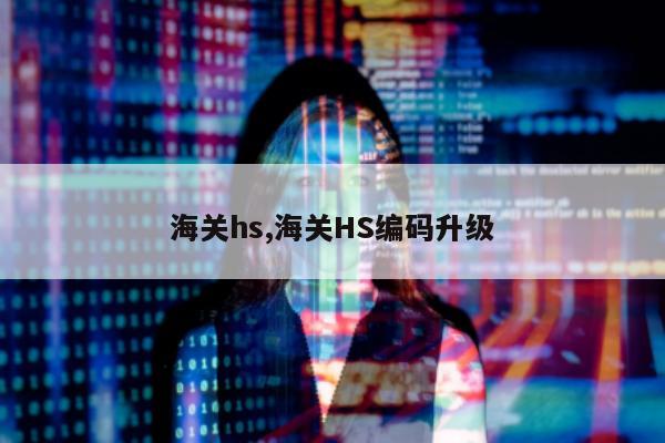 海关hs,海关HS编码升级