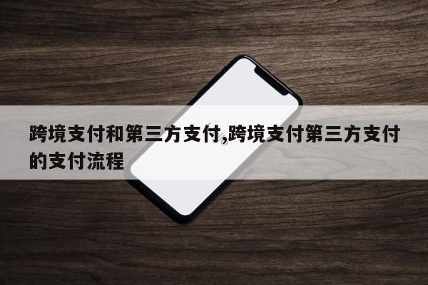 跨境支付和第三方支付,跨境支付第三方支付的支付流程