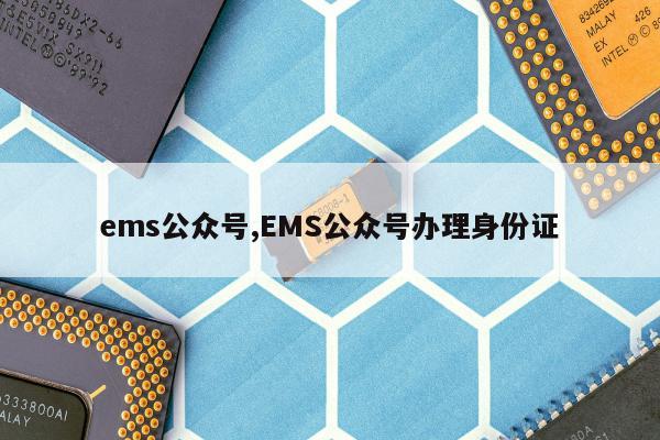 ems公众号,EMS公众号办理身份证