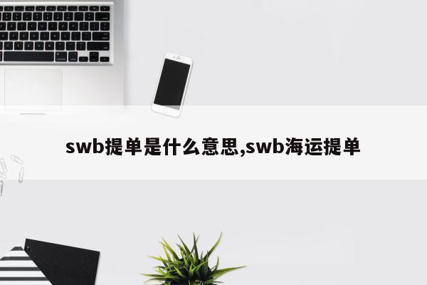 swb提单是什么意思,swb海运提单