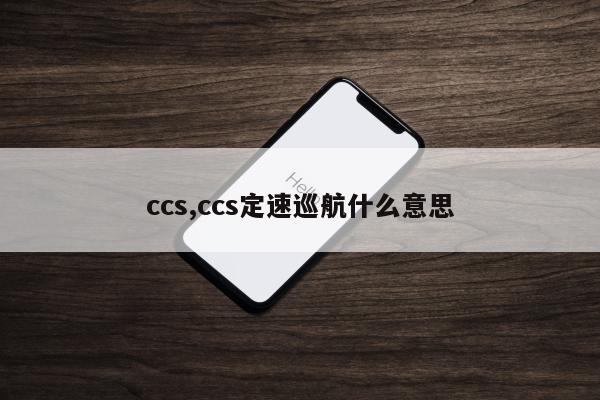 ccs,ccs定速巡航什么意思