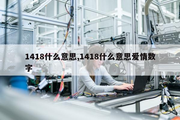 1418什么意思,1418什么意思爱情数字