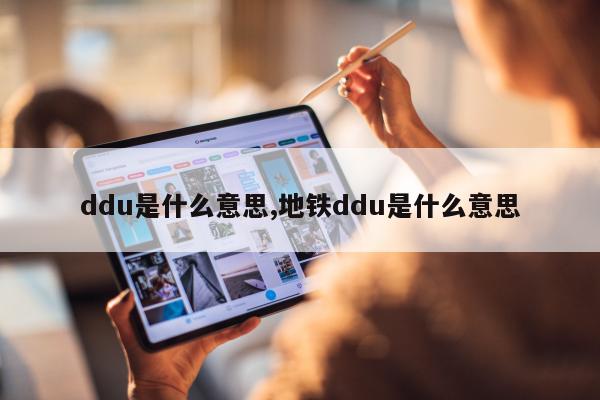 ddu是什么意思,地铁ddu是什么意思