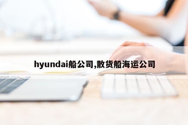 hyundai船公司,散货船海运公司