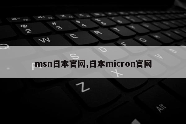 msn日本官网,日本micron官网