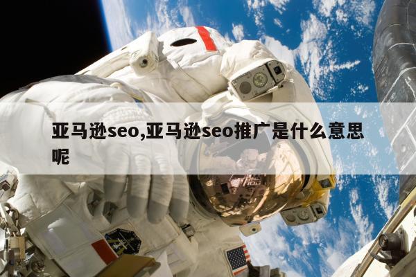 亚马逊seo,亚马逊seo推广是什么意思呢