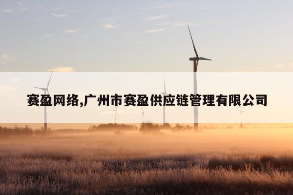 赛盈网络,广州市赛盈供应链管理有限公司