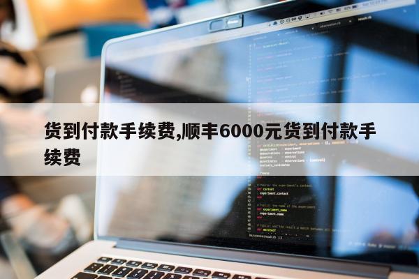 货到付款手续费,顺丰6000元货到付款手续费