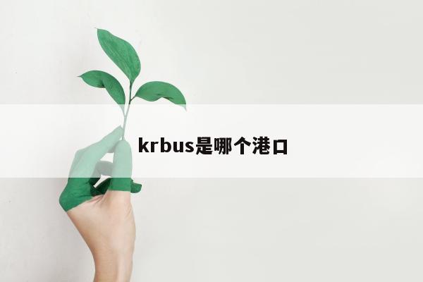 krbus是哪个港口