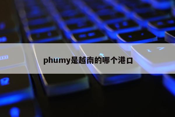 phumy是越南的哪个港口