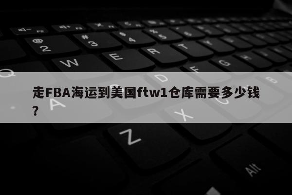 走FBA海运到美国ftw1仓库需要多少钱？