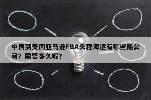 中国到美国亚马逊FBA头程海运有哪些船公司？需要多久呢？