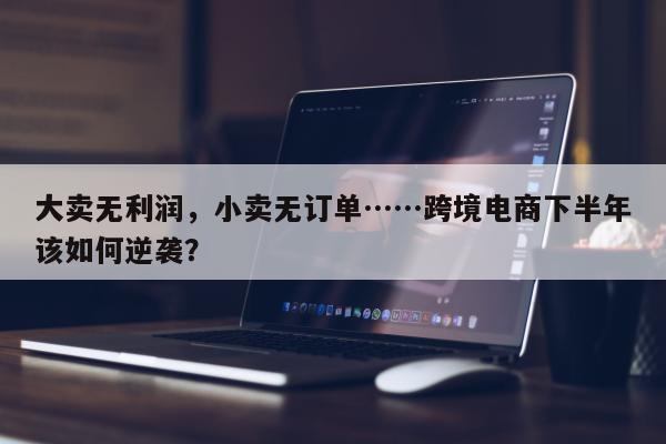 大卖无利润，小卖无订单……跨境电商下半年该如何逆袭？