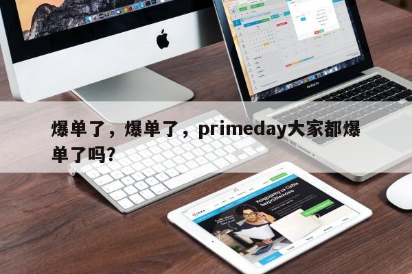 爆单了，爆单了，primeday大家都爆单了吗？