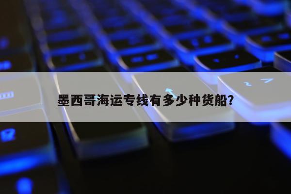 墨西哥海运专线有多少种货船？