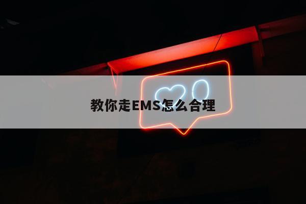 教你走EMS怎么合理