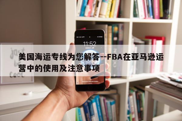 美国海运专线为您解答--FBA在亚马逊运营中的使用及注意事项