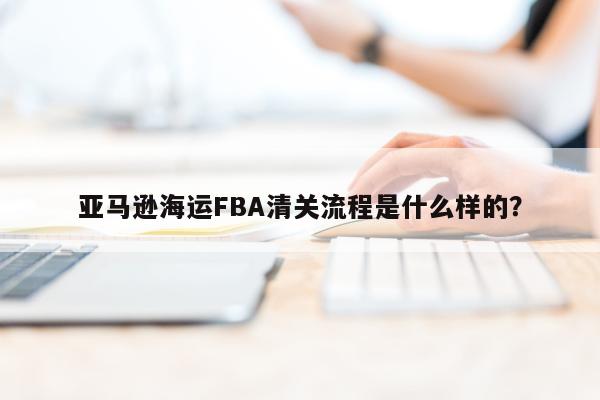 亚马逊海运FBA清关流程是什么样的？