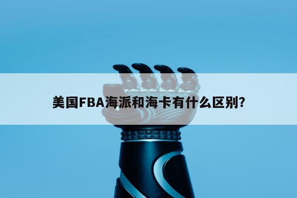 美国FBA海派和海卡有什么区别？