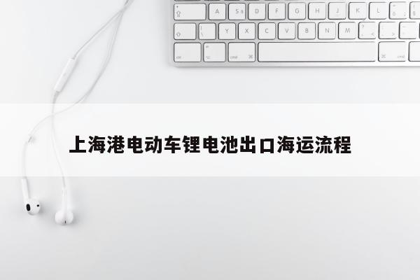 上海港电动车锂电池出口海运流程