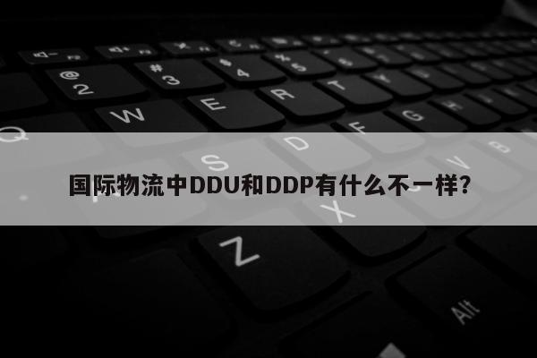 国际物流中DDU和DDP有什么不一样？