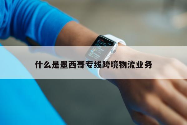 什么是墨西哥专线跨境物流业务