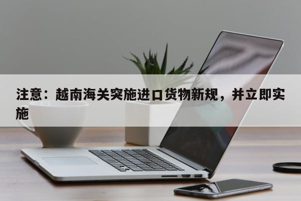 注意：越南海关突施进口货物新规，并立即实施