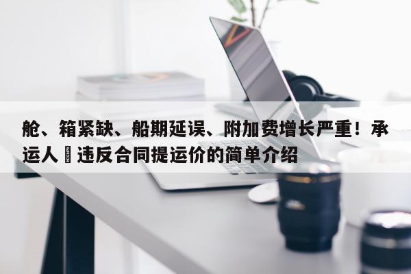 舱、箱紧缺、船期延误、附加费增长严重！承运人​违反合同提运价的简单介绍