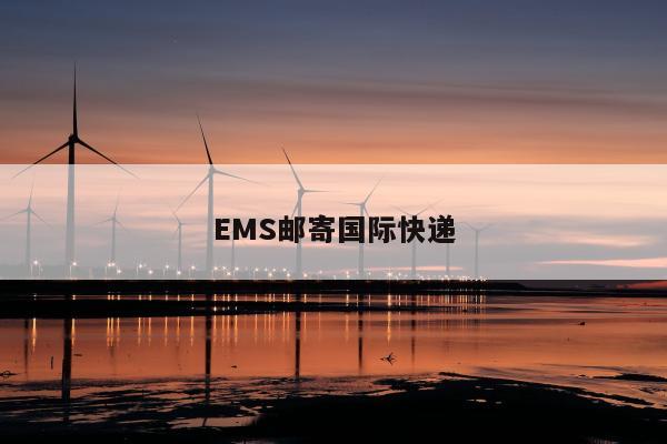 EMS邮寄国际快递