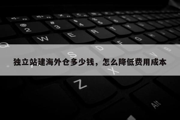 独立站建海外仓多少钱，怎么降低费用成本